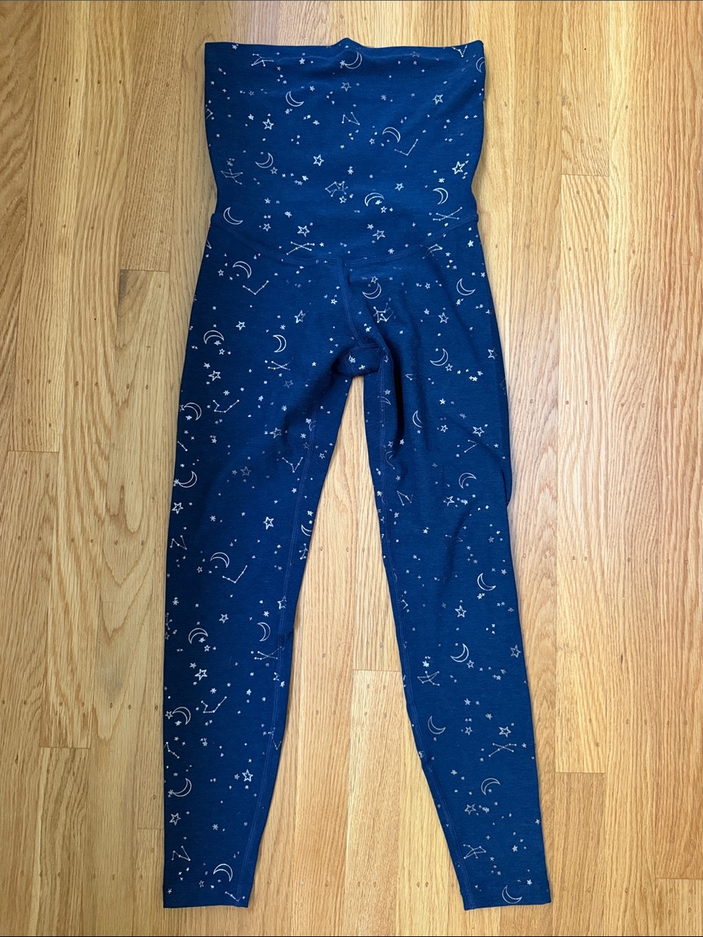 Beyond the Bump Navy Moon & Stars Maternity Leggings